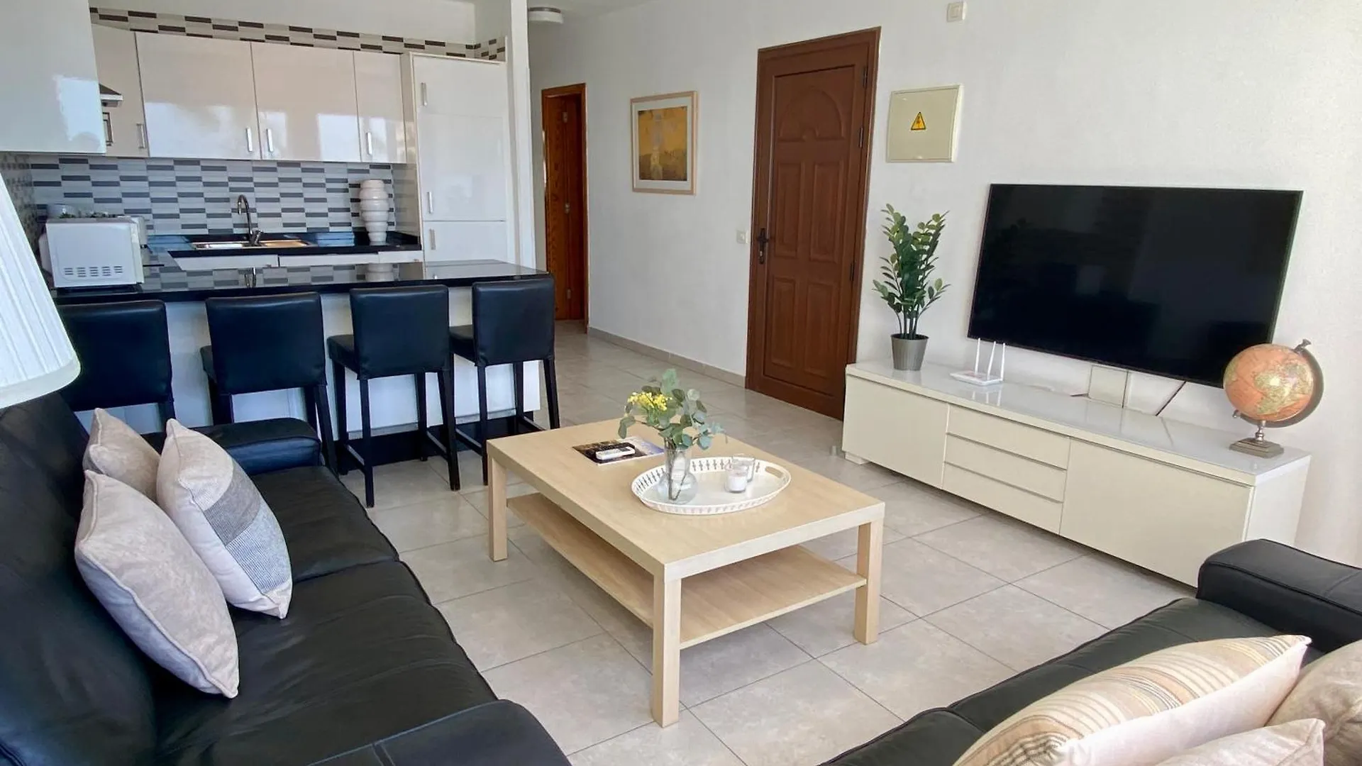 아파트 Beachfront Apartamento Tabaibas 푸에르토 델 카르멘